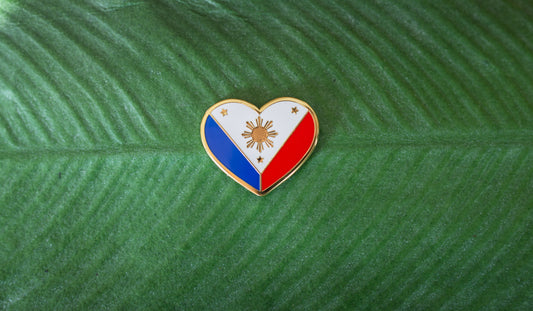 Philippine Heart Flag Enamel Pin