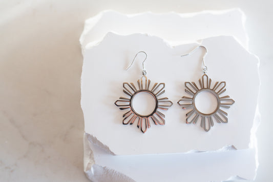Philippine Sun Statement Dangle Earrings