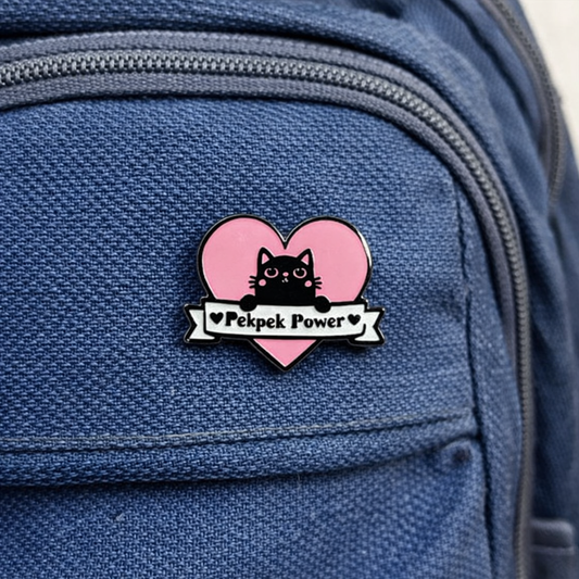 Pekpek Power Enamel Pin